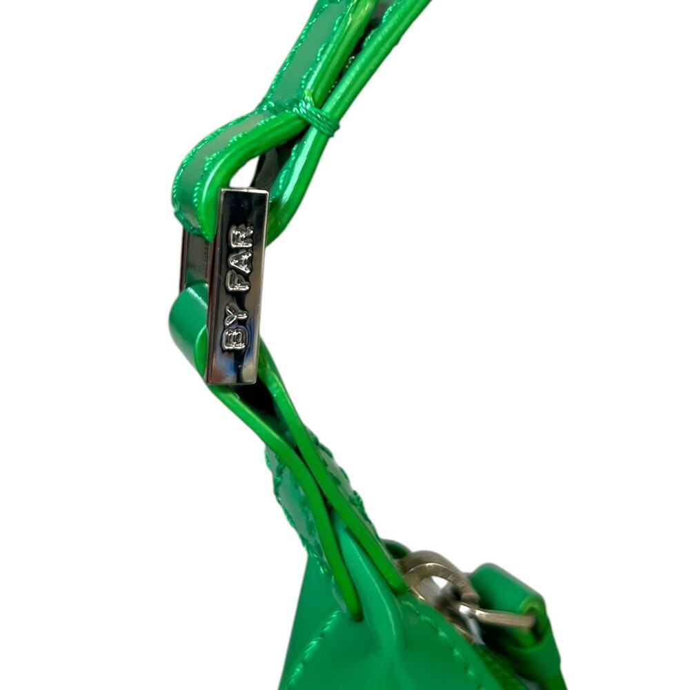 BY FAR, Women's 'Amber' Mini Patent Leather Shoulder Bag, Bright Green, One Size - Picture 8 of 10